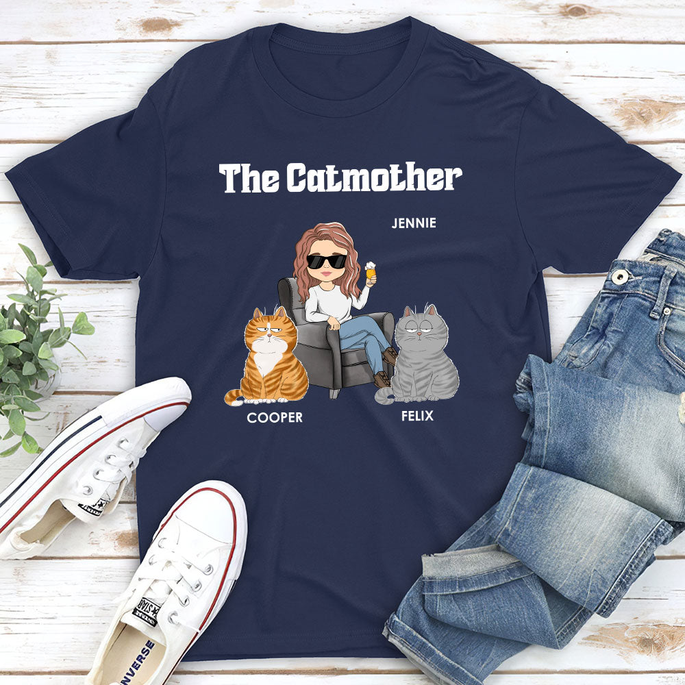 The Cat Mother - Personalized Custom Unisex T-shirt