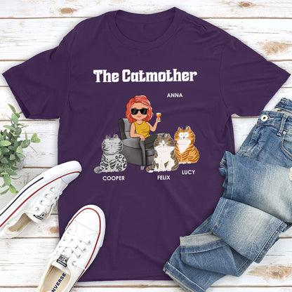 The Cat Mother - Personalized Custom Unisex T-shirt