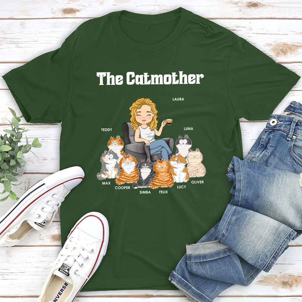 The Cat Mother - Personalized Custom Unisex T-shirt