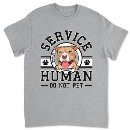 Dog Service Human Logo - Personalized Custom Unisex Shirt