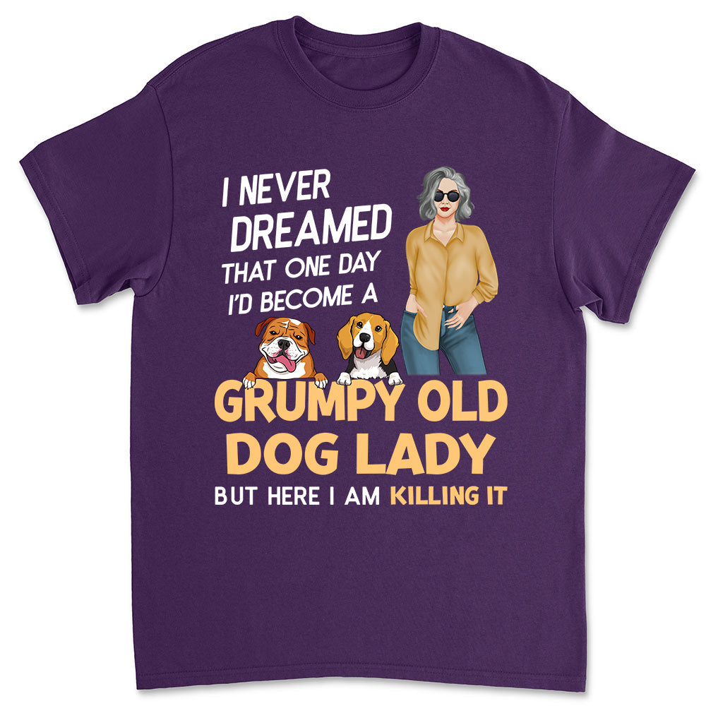 Dog Lady - Personalized Custom Unisex T-shirt