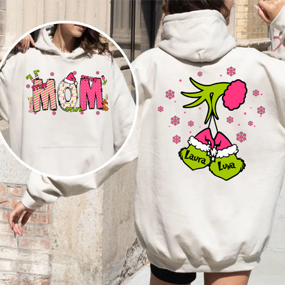 Custom Christmas Mom Mama Kids Name Christmas 2024