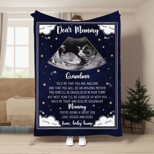 Mother - Hold Me Close To You - Personalized Blanket (LH) - The Next Custom Gift