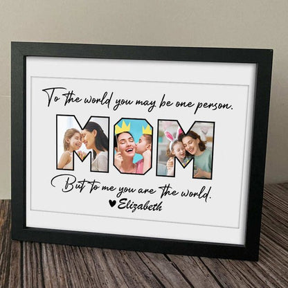 Mother's Day - Happy Mother's Day To Mom - Personalized Picture Frame - The Next Custom Gift