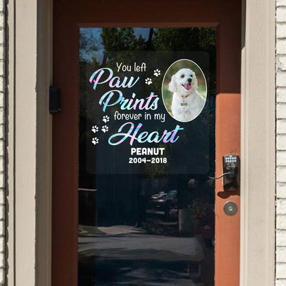 No Longer By My Side But Forever In My Heart Pet Memorial Personalized Decal