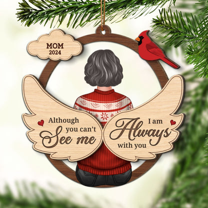 Message From Lost Loved One Memorial Keepsake Personalized 2-Layer Wooden Ornament