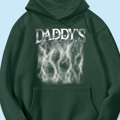 Bootleg Daddy‘s Team Photos Insert Personalized Shirt, Father's Day Gift For Dad, Husband