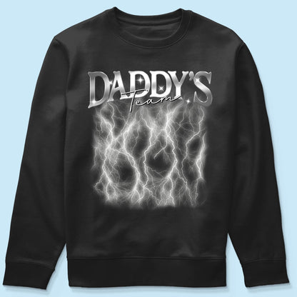 Bootleg Daddy‘s Team Photos Insert Personalized Shirt, Father's Day Gift For Dad, Husband