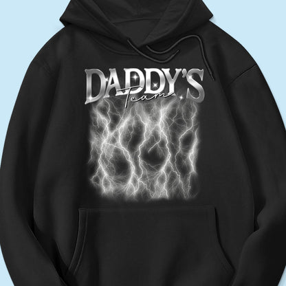 Bootleg Daddy‘s Team Photos Insert Personalized Shirt, Father's Day Gift For Dad, Husband