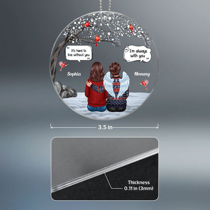 Blossom Tree Memorial Keepsake Sympathy Gift Personalized Acrylic Ornament