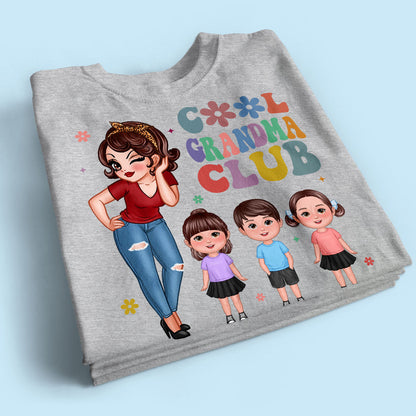 Cool Grandma Club Personalized Shirt, Gift For Grandma