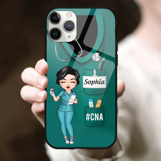Nurse - Happy Nurse - Personalized Phone Case - The Next Custom Gift