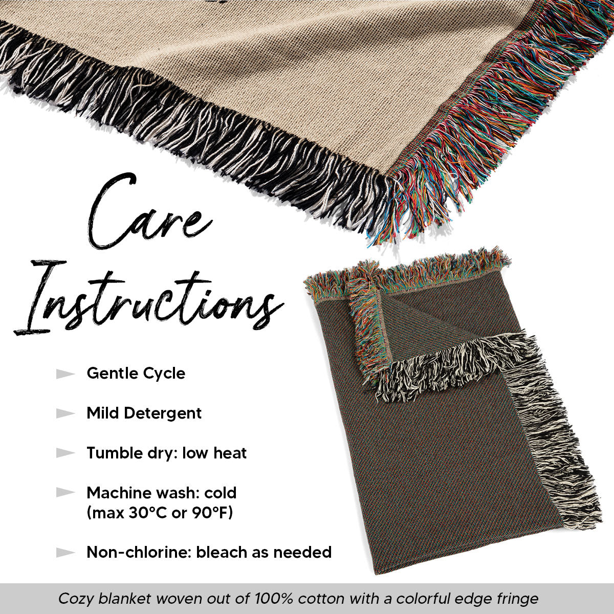 A Hug From Heaven Memorial Keepsake Personalized Tapestry Woven Blanket