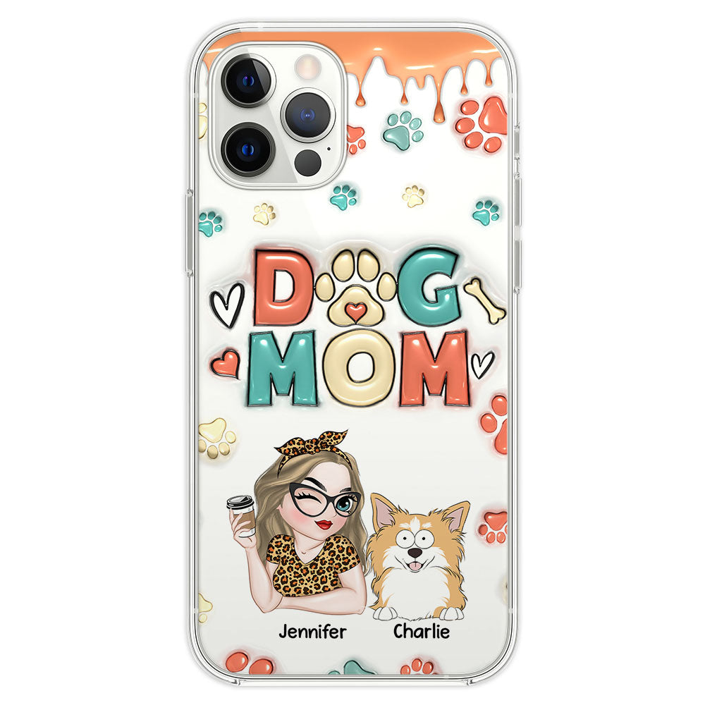 My Lovely Dog Ver 3 - Personalized Custom 3D Inflated Effect Phone Case