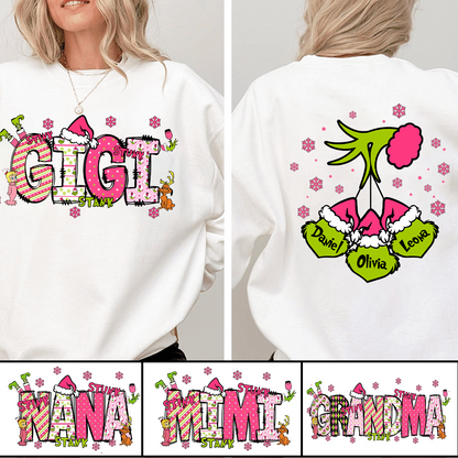 Custom Christmas Gigi Kids Name Christmas 2024