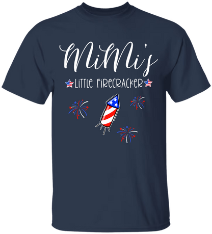 Mimi's Little Firecrackers 4th Of July, Custom Grandma With Kids V2 TH