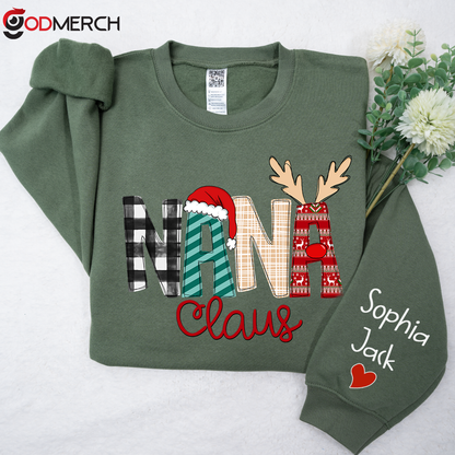 Nana Claus Two Sides Sweatshirt