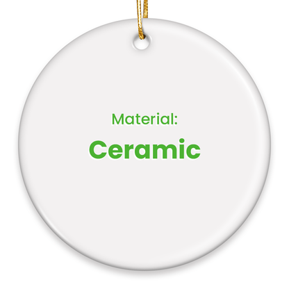 Cardinals Wreath Memorial Personalized Circle Ornament