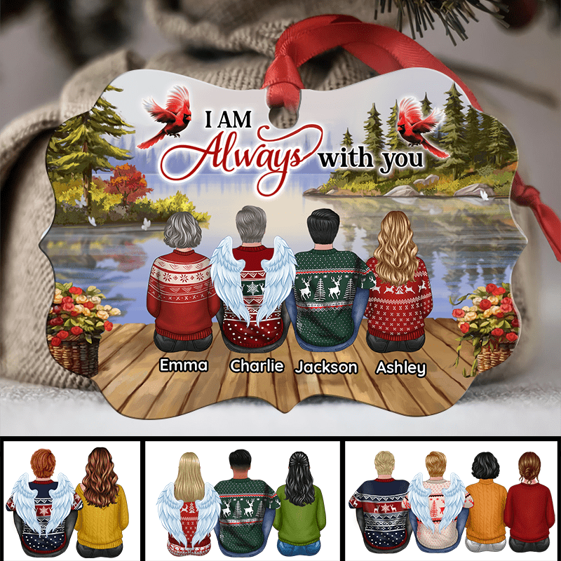 I‘m Always With You Lake View Memorial Personalized Christmas Ornament