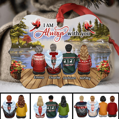 I‘m Always With You Lake View Memorial Personalized Christmas Ornament