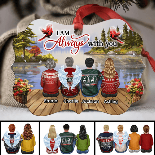 I‘m Always With You Lake View Memorial Personalized Christmas Ornament
