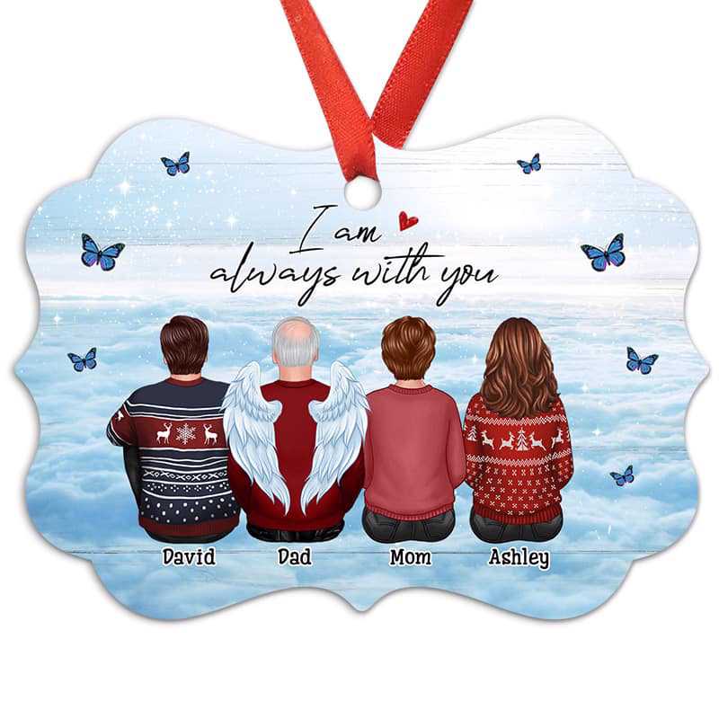 Memorial Remembrance Keepsake Family Gift Personalized Christmas Ornament