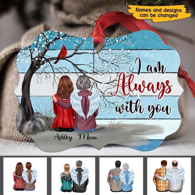 My Mind Talks To You Memorial Personalized Christmas Ornament