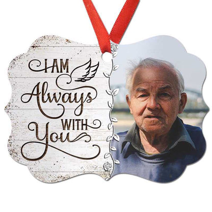 Vintage Photo Memorial Personalized Christmas Ornament