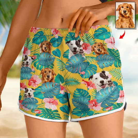 Pet Lover - Women's Beach Short - Personalized Beach Short (AB) - The Next Custom Gift