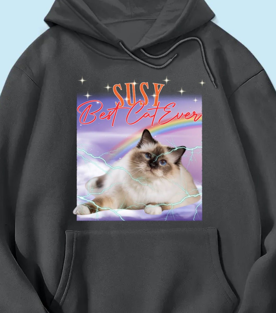 Pet Lovers - Custom Photo Cat Portrait Retro Style - Personalized Shirt - The Next Custom Gift