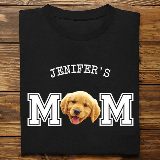 Pet Lovers - Custom Photo Dog Cat Mom - Personalized Unisex T - shirt (TM) - The Next Custom Gift