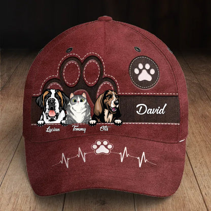Pet Lovers - Custom Photo Dog & Cat - Personalized Classic Cap - The Next Custom Gift