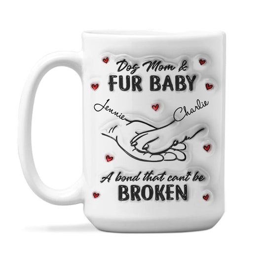 Pet Lovers - Dog Mom Fur Baby - Personalized Mug - The Next Custom Gift