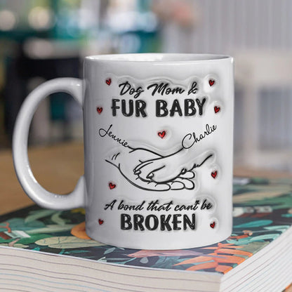 Pet Lovers - Dog Mom Fur Baby - Personalized Mug - The Next Custom Gift