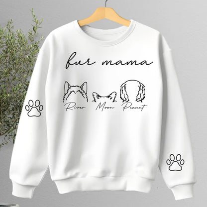 Pet Lovers - Fur Mama Ever Dog & Cat - Personalized Sweatshirt - The Next Custom Gift