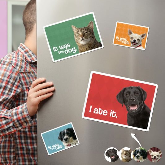 Pet Lovers - I Ate It - Personalized Photo Magnet (LH) - The Next Custom Gift