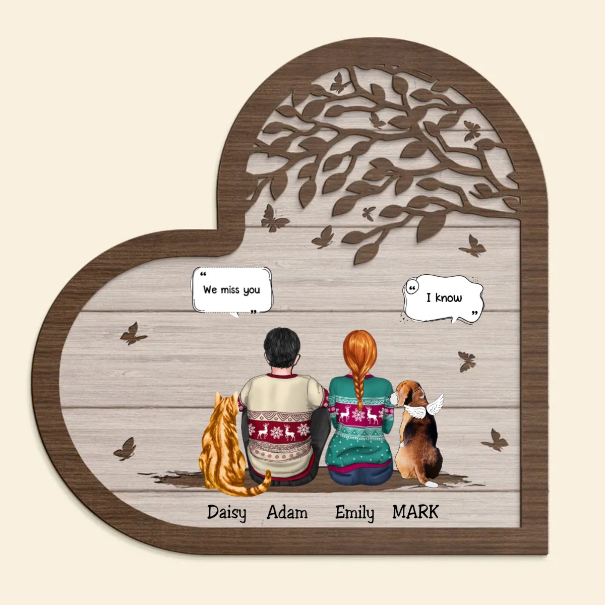 Pet Lovers - I Still Miss You Pet Memorial - Personalized 2 Layers Wooden Plaque - The Next Custom Gift