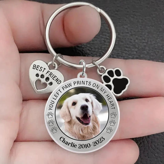 Pet Lovers - Memorial Gift for Dog/Cat Lovers - Personalized Keychain - The Next Custom Gift