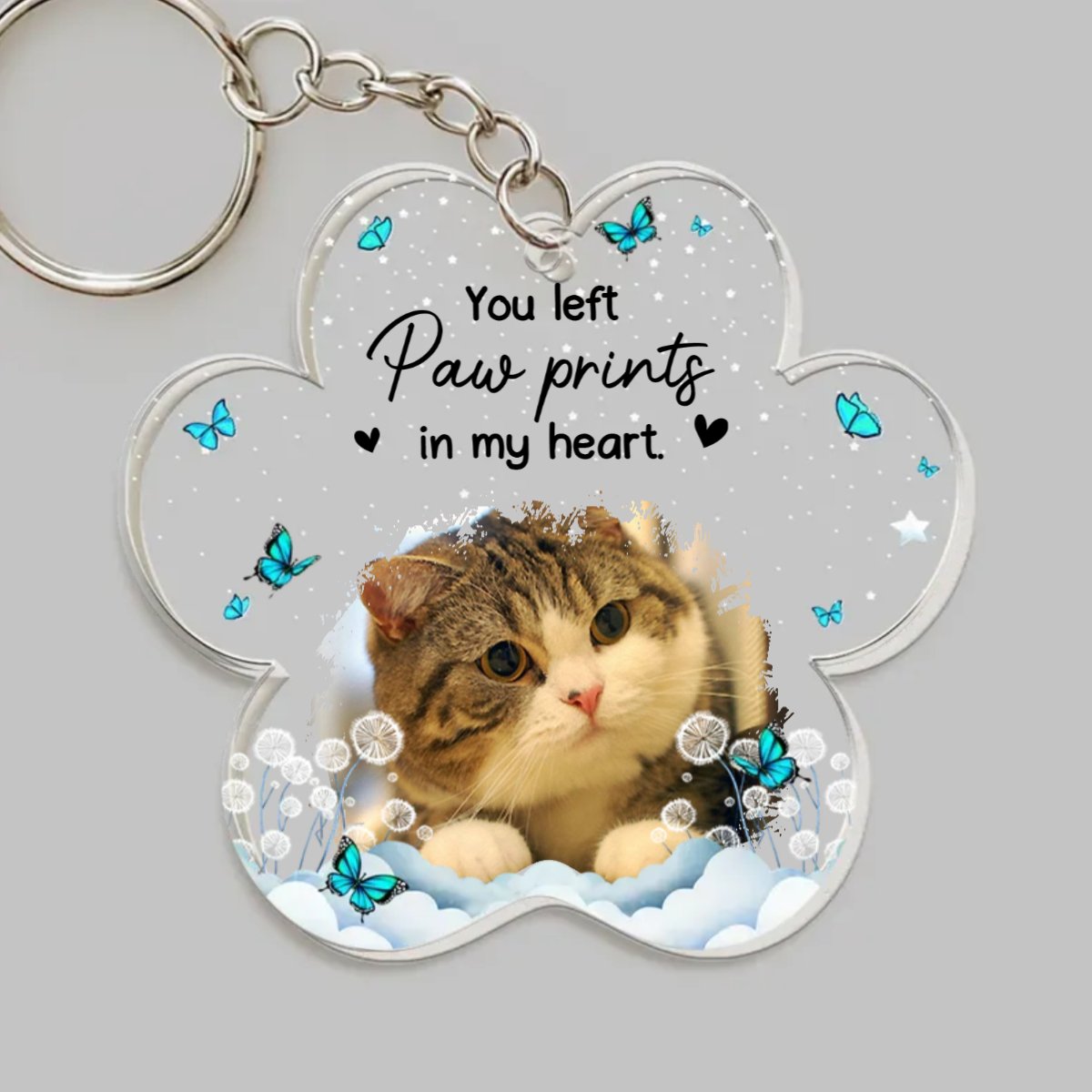 Pet Lovers - Pet Memorial I'm Always With You - Personalized Acrylic Keychain - The Next Custom Gift