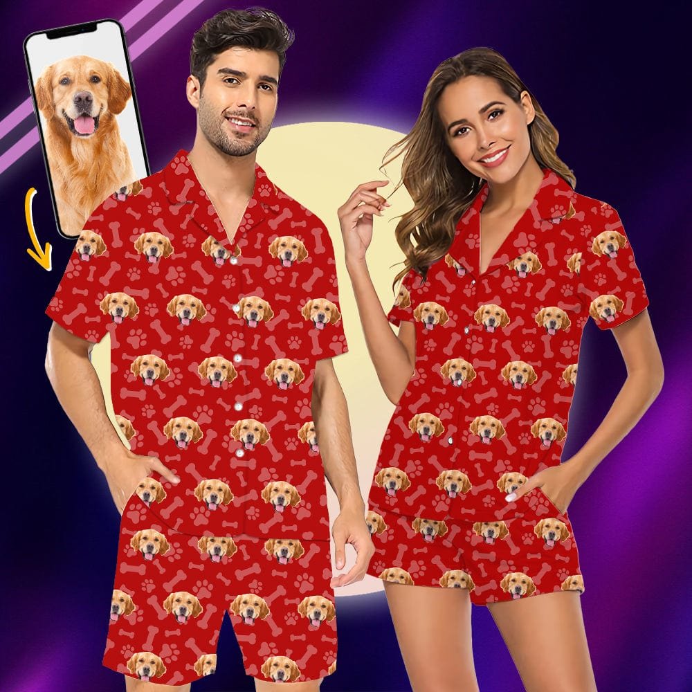 Pet Lovers - Photo Dog Cat - Personalized Short Pajamas - The Next Custom Gift