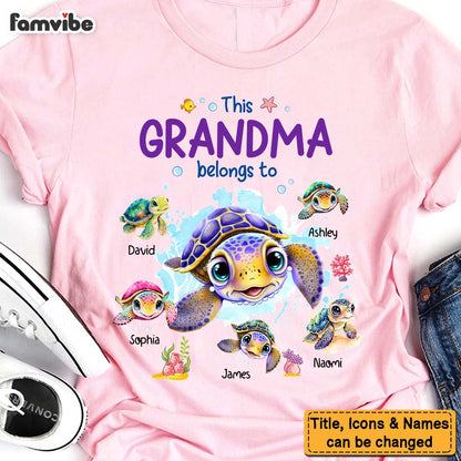 Personalized This Grandma Belongs To Shirt - Hoodie - Sweatshirt 28685