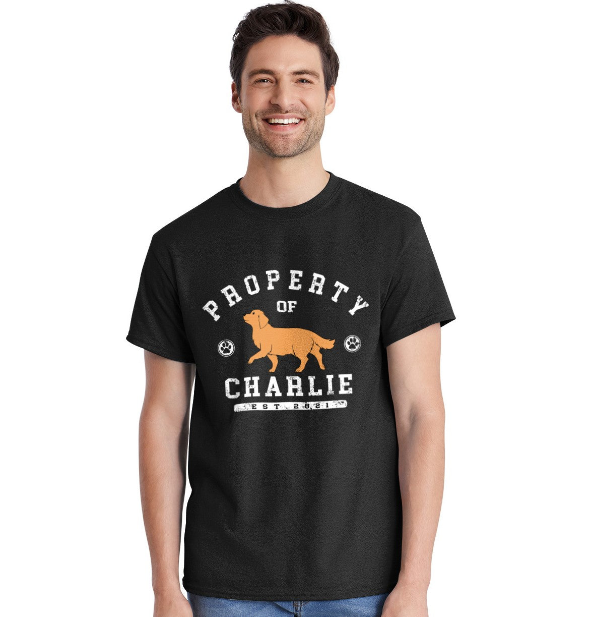 Dog Property - Personalized Custom Unisex T-shirt