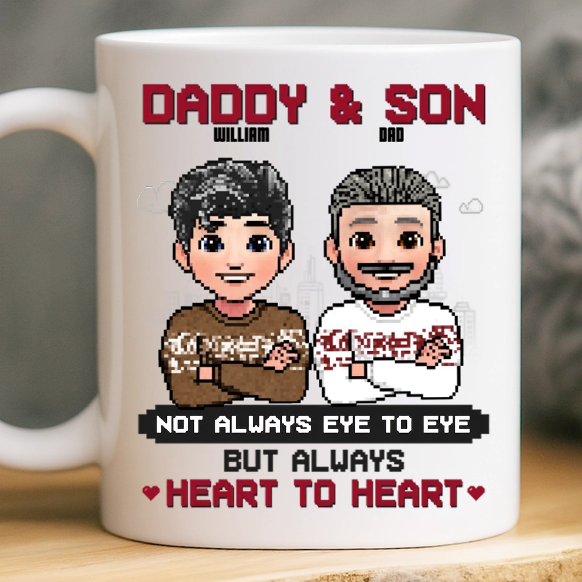 Custom Mug - Personalized Birthday Gifts For Dad, Son - Always My Son, Always Chosen