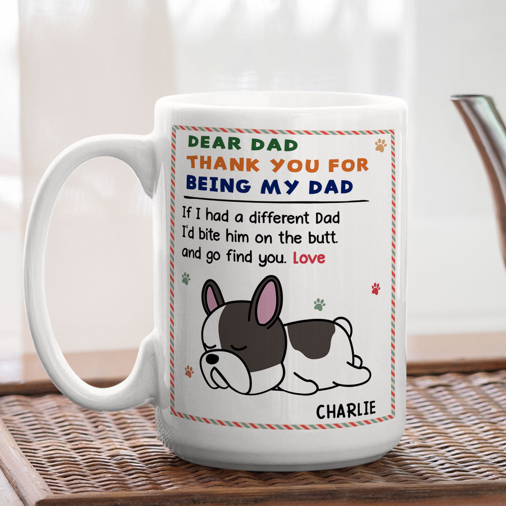 I Just Want My Dog Mom Dad - Personalized Custom Coffee Mug