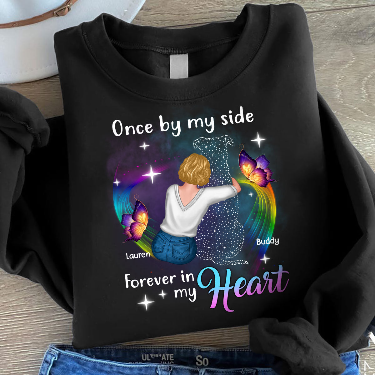 Angels Among Us Dog Memorial Personalized Shirt