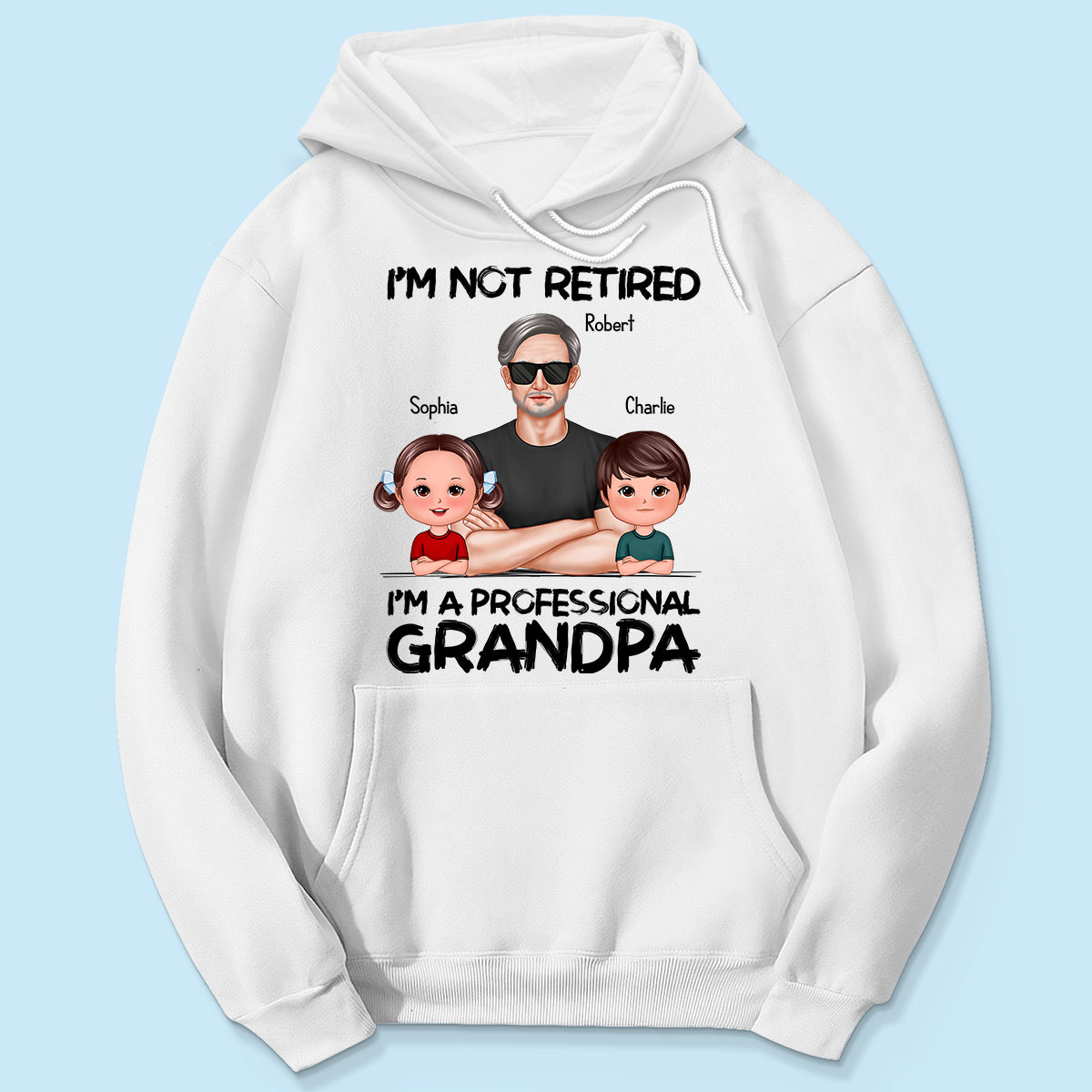 I'm Not Retired I'm A Professional Grandpa Personalized Shirt, Retirement Gift For Grandpa
