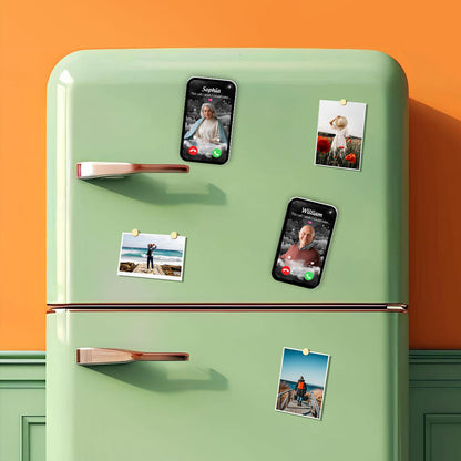 The Call We Wish We Could Take Memorial Sympathy Gift Remembrance Keepsake Photo Inserted Personalized Acrylic Fridge Magnet