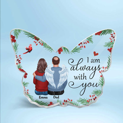 Holly Branch Memorial Personalized Butterfly Acrylic Plaque