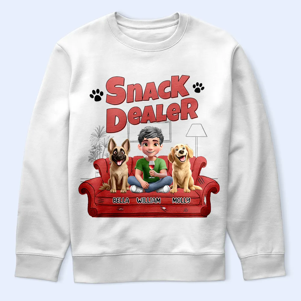 Treat Dealer 3D Effect Dogs - Personalized T Shirt