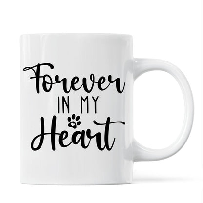 World Best Dog Mom Dog Dad Back View Personalized Mug